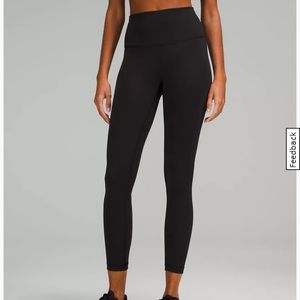 Lulu Lemon Wunder Under Black leggings